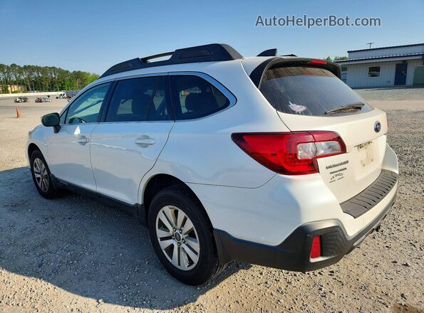 4S4BSAFC2J3355919 2018 SUBARU OUTBACK Белый Задняя левая четверть