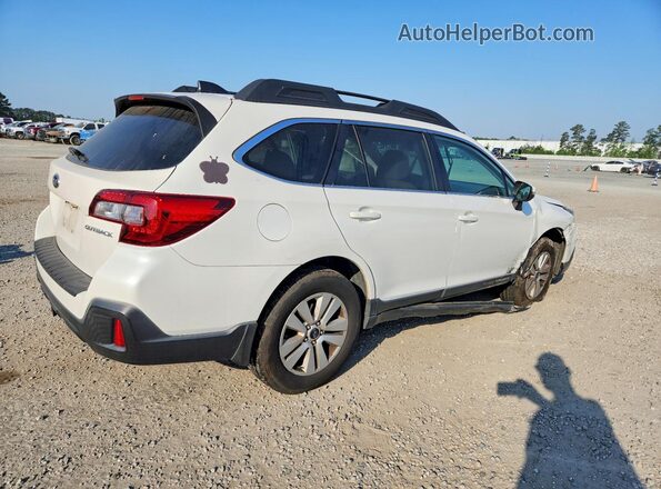 4S4BSAFC2J3355919 2018 SUBARU OUTBACK Белый Задняя правая четверть