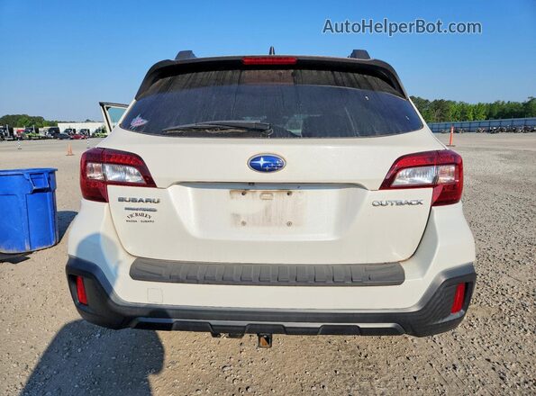 4S4BSAFC2J3355919 2018 SUBARU OUTBACK Белый Вид сзади