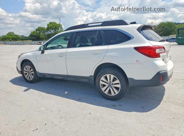 4S4BSAFC3J3237040 2018 SUBARU OUTBACK Белый Задняя левая четверть