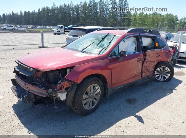 4S4BSAFC3K3217758 2019 SUBARU OUTBACK Red Vista tres cuartos delantera izquierda