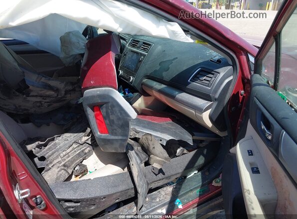 4S4BSAFC3K3217758 2019 SUBARU OUTBACK Red Vista interior delantera