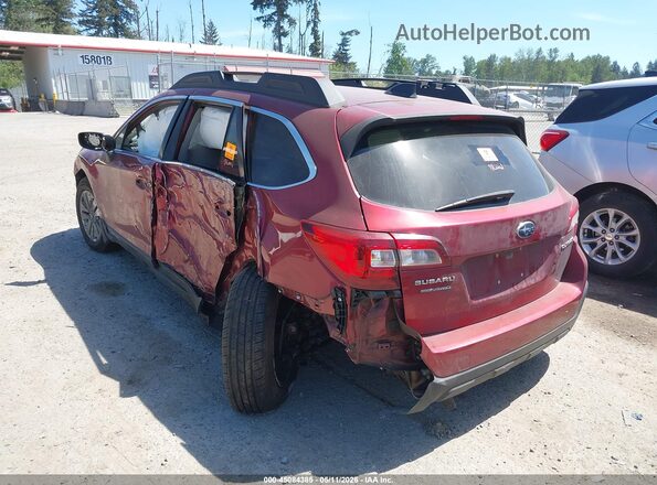 4S4BSAFC3K3217758 2019 SUBARU OUTBACK Red Trasero izquierdo
