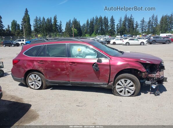 4S4BSAFC3K3217758 2019 SUBARU OUTBACK Red Vista interior trasera