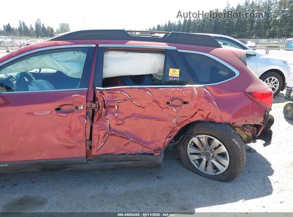 4S4BSAFC3K3217758 2019 SUBARU OUTBACK Red Vista frontal