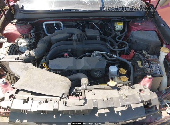 4S4BSAFC3K3217758 2019 SUBARU OUTBACK Red Vista trasera