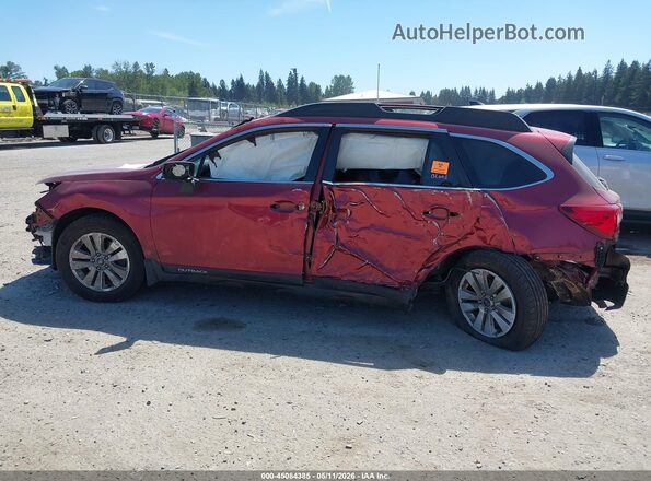 4S4BSAFC3K3217758 2019 SUBARU OUTBACK Red Vista interior de 360 grados