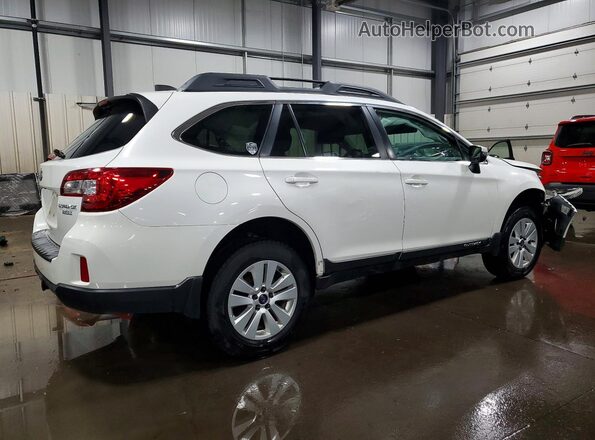 4S4BSAFC4H3254536 2017 SUBARU OUTBACK Белый Задняя правая четверть