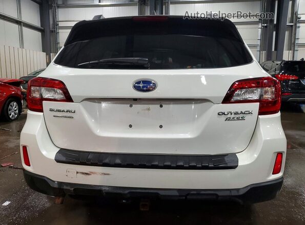 4S4BSAFC4H3254536 2017 SUBARU OUTBACK Белый Вид сзади