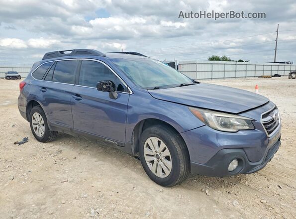 4S4BSAFC4J3386220 2018 SUBARU OUTBACK Синий Передняя правая четверть