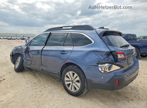 4S4BSAFC4J3386220 2018 SUBARU OUTBACK Синий Задняя левая четверть