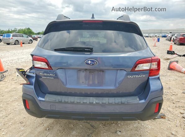 4S4BSAFC4J3386220 2018 SUBARU OUTBACK Синий Вид сзади