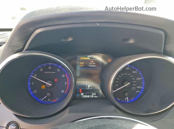 4S4BSAFC5H3263262 2017 SUBARU OUTBACK Синий Вид щитка приборов
