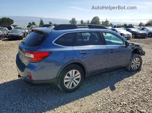 4S4BSAFC5H3263262 2017 SUBARU OUTBACK Синий Задняя правая четверть