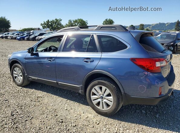 4S4BSAFC5H3263262 2017 SUBARU OUTBACK Синий Задняя левая четверть