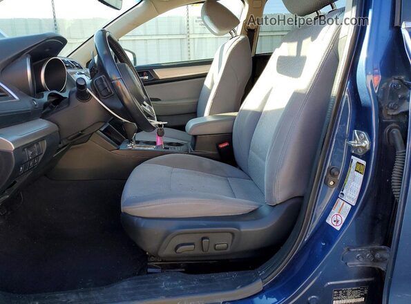 4S4BSAFC5K3277654 2019 SUBARU OUTBACK Синий Вид салона спереди