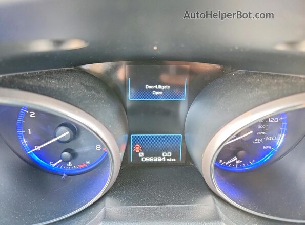 4S4BSAFC6G3212545 2016 SUBARU OUTBACK Blue Widok zestawu wskaźników