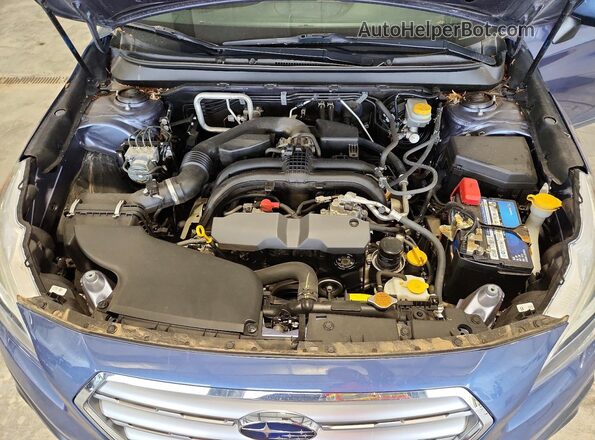 4S4BSAFC6H3385614 2017 SUBARU OUTBACK Blue Engine compartment view