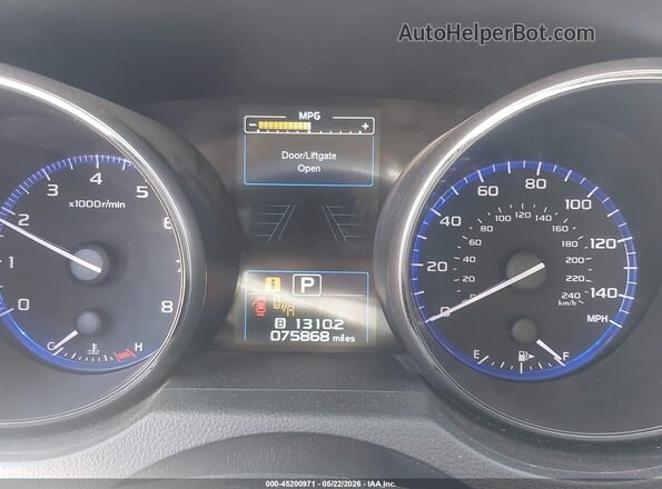 4S4BSAFC6J3202881 2018 SUBARU OUTBACK Серый Вид задних сидений