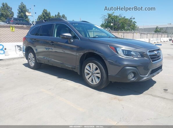 4S4BSAFC6J3202881 2018 SUBARU OUTBACK Серый Передняя правая четверть