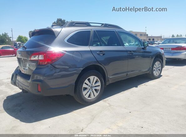 4S4BSAFC6J3202881 2018 SUBARU OUTBACK Серый Задняя правая четверть