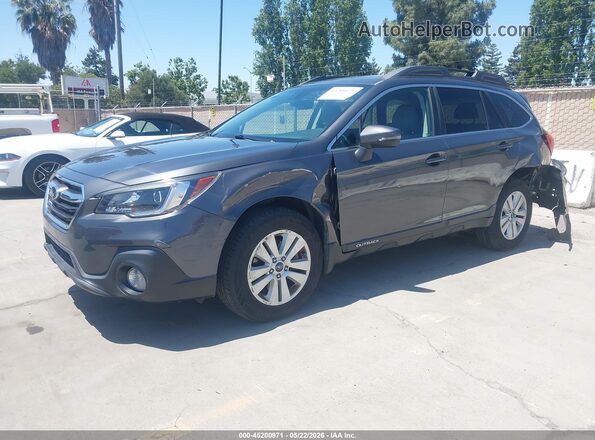 4S4BSAFC6J3202881 2018 SUBARU OUTBACK Серый Передняя левая четверть