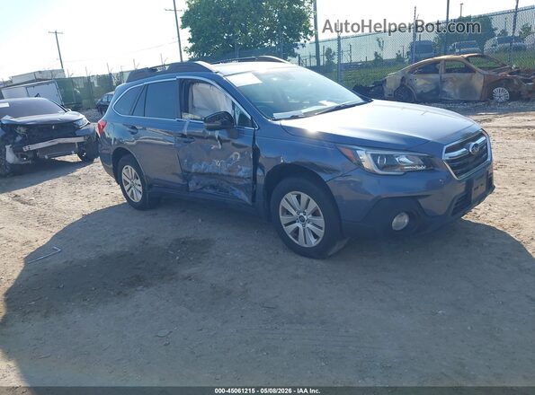 4S4BSAFC7J3325797 2018 SUBARU OUTBACK Dark Blue Передняя правая четверть