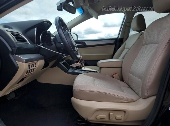 4S4BSAFC7J3327520 2018 SUBARU OUTBACK Черный Вид салона спереди