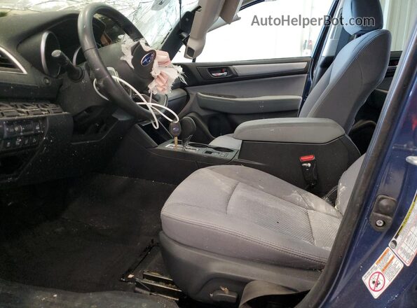 4S4BSAFC7K3244204 2019 SUBARU OUTBACK Blue Widok wnętrza z przodu