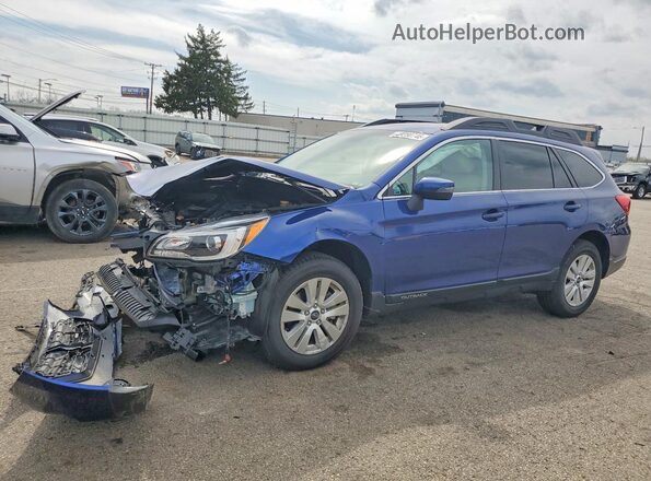4S4BSAFC8G3292494 2016 SUBARU OUTBACK Синий Передняя левая четверть