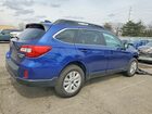 2016 Subaru Outback 2.5i Premium Синий vin: 4S4BSAFC8G3292494