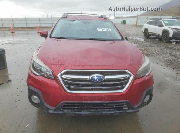 4S4BSAFC9J3208836 2018 SUBARU OUTBACK Red Widok z przodu