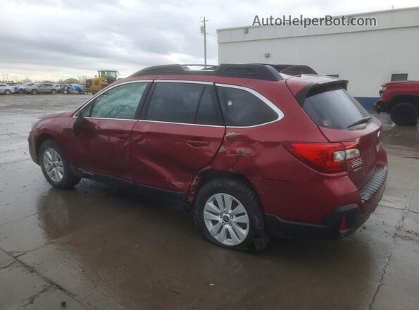 4S4BSAFC9J3208836 2018 SUBARU OUTBACK Red Tył lewy