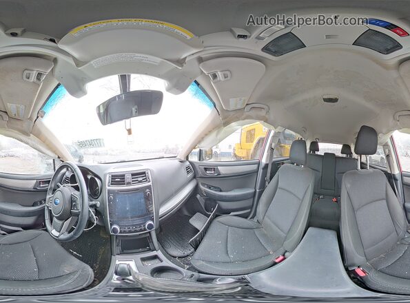 4S4BSAFC9J3208836 2018 SUBARU OUTBACK Red Widok naklejki z numerem VIN