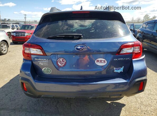 4S4BSAFC9J3397018 2018 SUBARU OUTBACK Синий Вид сзади