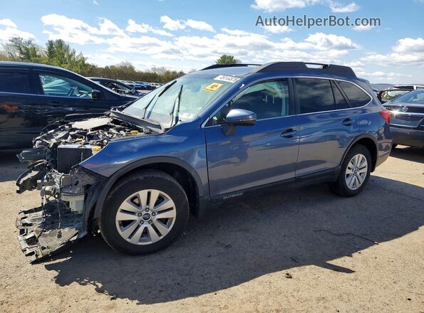 4S4BSAFC9J3397018 2018 SUBARU OUTBACK Синий Передняя левая четверть