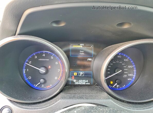 4S4BSAFC9K3203850 2019 SUBARU OUTBACK Gold Widok zestawu wskaźników
