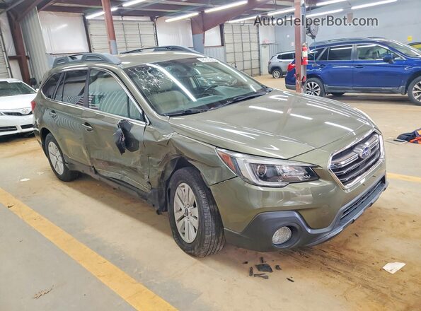 4S4BSAFC9K3235939 2019 SUBARU OUTBACK Зеленый Передняя правая четверть