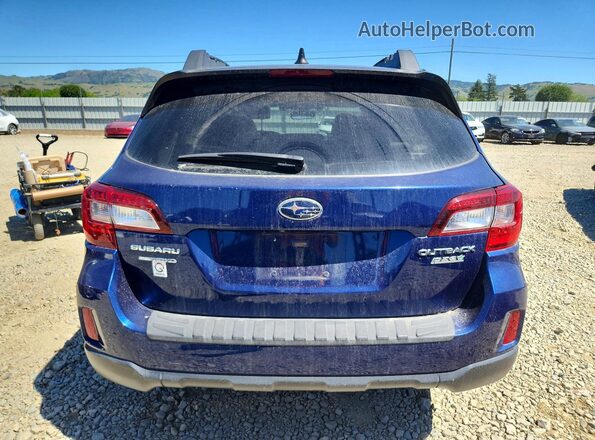 4S4BSAFCXH3345603 2017 SUBARU OUTBACK Синий Вид сзади