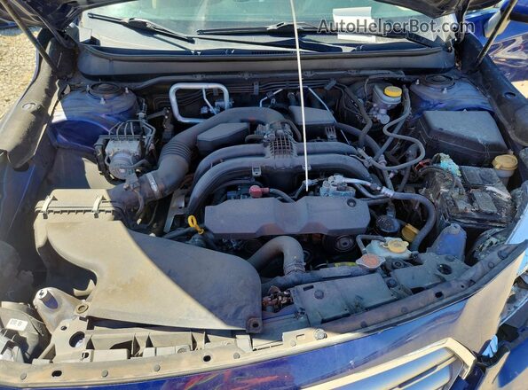 4S4BSAFCXH3345603 2017 SUBARU OUTBACK Синий Вид задней части салона
