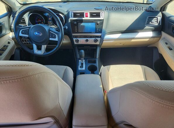4S4BSAFCXH3345603 2017 SUBARU OUTBACK Синий Вид панели приборов