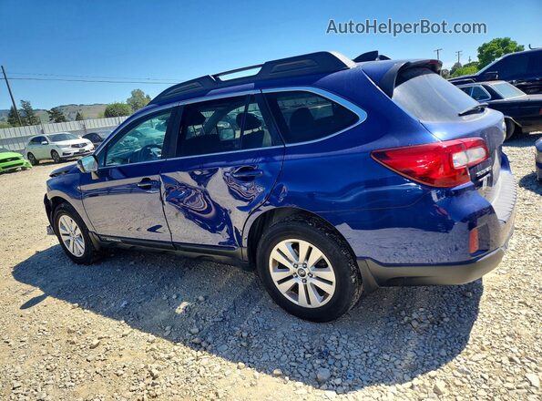 4S4BSAFCXH3345603 2017 SUBARU OUTBACK Синий Задняя левая четверть