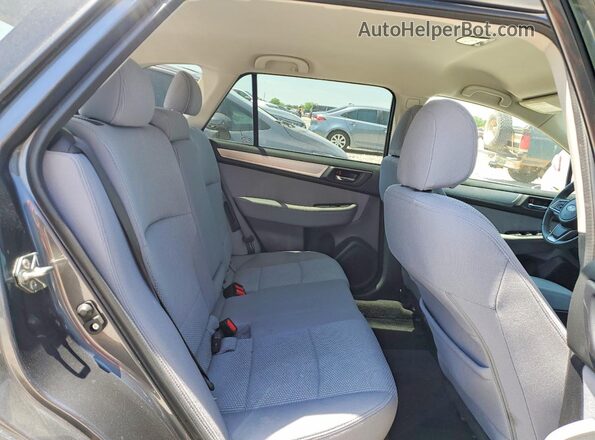 4S4BSAFCXK3273275 2019 SUBARU OUTBACK Угольный Вид задней части салона