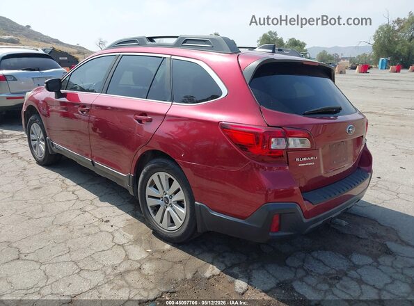 4S4BSAHC1K3210157 2019 SUBARU OUTBACK Бордовый Задняя левая четверть