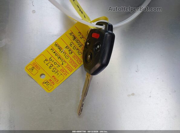 4S4BSAHC1K3210157 2019 SUBARU OUTBACK Бордовый Вид панели приборов