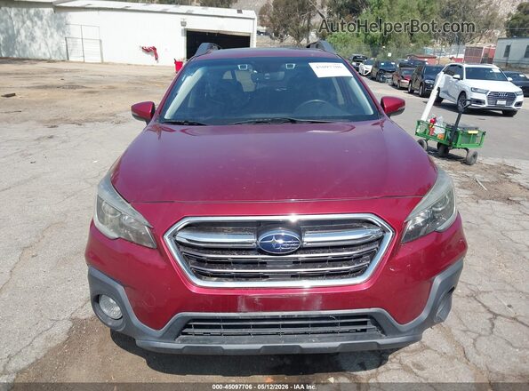 4S4BSAHC1K3210157 2019 SUBARU OUTBACK Бордовый Вид щитка приборов