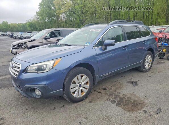 4S4BSAHC3G3290746 2016 SUBARU OUTBACK Синий Передняя левая четверть