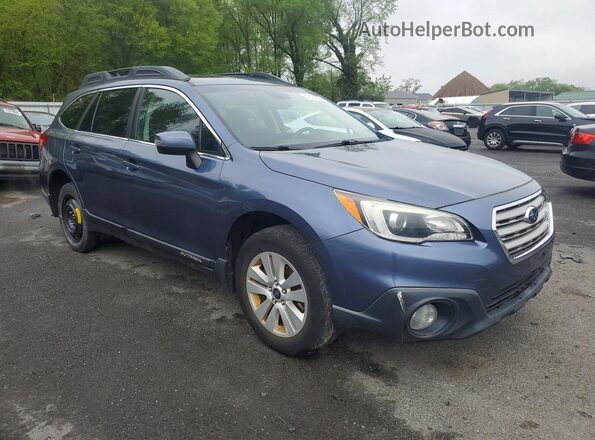 4S4BSAHC3G3290746 2016 SUBARU OUTBACK Синий Передняя правая четверть