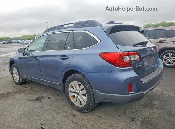 4S4BSAHC3G3290746 2016 SUBARU OUTBACK Синий Задняя левая четверть