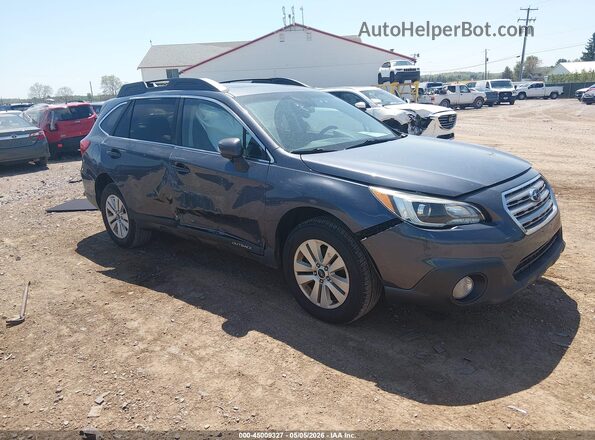 4S4BSAHC3H3234713 2017 SUBARU OUTBACK Pewter Передняя правая четверть